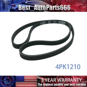 Lbixical 4pk1210 Epdm Serpentine Belt Alt &wp And Comp A/c For 13-18 Toyota Yaris 1.5l L4