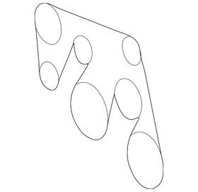 90916-02584 Lexus Genuine Serpentine Belt