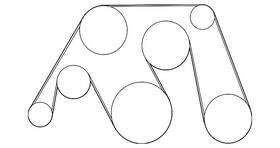 90916-02637 Lexus Genuine Serpentine Belt