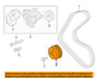 Lr011325 Land Rover Oem Range Sport Belt Or Pulley