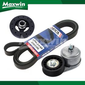 Mw06627 Maxwin Autoparts Harmonic Balancer Serpentine Belt Component Kit Fit 96-98 Chevrolet Express 2500
