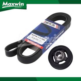 Mw06665 Maxwin Autoparts Harmonic Balancer And Serpentine Belt Fit Chrysler Dodge Charger Durango Jeep 3.6l