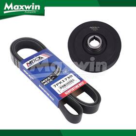 Mw06678 Maxwin Autoparts Harmonic Balancer And Serpentine Belt Kit Fit 02-06 Acura Rsx 2.0l Honda Cr-v 2.4l
