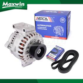 Mw09654 Maxwin Autoparts New Alternator And Belt Fit 05-07 Ford F-250 F-350 F-450 F-550 Super Duty 6.0l