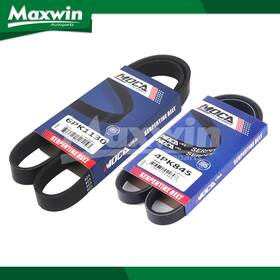 Mw90019 Maxwin Autoparts 2pcs Epdm Drive Belt Kit Ac Wp Ps Alt Fit For 2000-2001 Nissan Sentra 2.0l L4