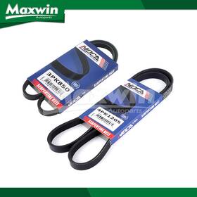 Mw90043 Maxwin Autoparts 2pcs Epdm Drive Belt Set 3pk850 4pk1205 Fit 2004 2005 2006 Scion Xa Xb 1.5l L4