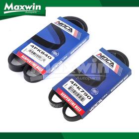 Mw90056 Maxwin Autoparts 2pcs Drive Belt Set Alt Ac 4pk790 4p K840 For 1992-2001 Acura Integra 1.8l Dohc