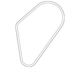 Aj58-15-908 Mazda Genuine Accessory Drive Belt