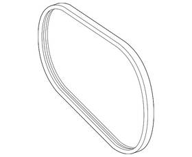 000-993-35-03 Mercedes-benz Genuine Poly-v-belt