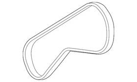 001-993-37-96 Mercedes-benz Genuine Ac Belt