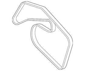 002-993-42-96-64 Mercedes-benz Genuine Serpentine Belt