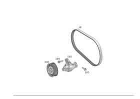 003-993-00-96 Mercedes-benz Genuine Serpentine Belt