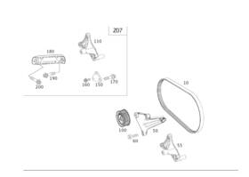 003-993-87-96 Mercedes-benz Genuine V-ribbed Belt