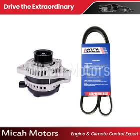 Micahan91sp08 Micah Motors New Alternator And Serpentine Belt For 09-14 Acura Tl V6 10-14 Tsx 3.5l