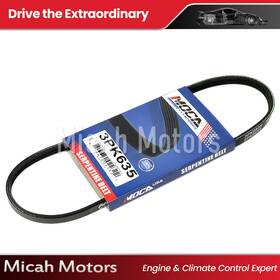 Micahesp0003 Micah Motors Epdm Serpentine Belt For 1987-1997 Toyota Celica Corolla 1.6l 1.8l Dohc 3pk635