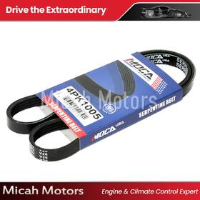 Micahesp0010 Micah Motors Epdm Serpentine Belt 4pk1005 For Mitsubishi Montero Mazda 323 Mx-3 Honda Ford