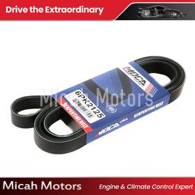 Micahesp0150 Micah Motors Serpentine Belt 6pk2125 Fit 84-19 Mercedes-benz Cadillac Kia Hyundai 2.0l-4.6l