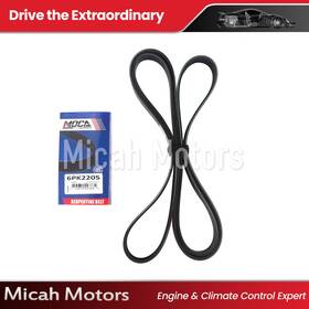 Micahesp0157 Micah Motors Serpentine Belt Fit For 01-11 Ford Ranger 4.0l Fusion Chevrolet Express 6pk2205