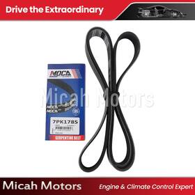 Micahesp0276 Micah Motors Serpentine Belt For 03-07 Honda Accord 2.4l L4 Gas Dohc Engine 7pk1785