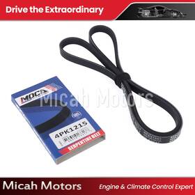 Micahesp0328 Micah Motors Epdm Serpentine Belt 4pk1215 Alt &wp And Comp A/c For 13-18 Toyota Yaris 1.5l L4