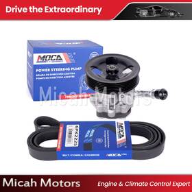 Micahpsp39sp60 Micah Motors Power Steering Pump With Pulley Serpentine Belt Fit 2012-2017 Jeep Wrangler 3.6l