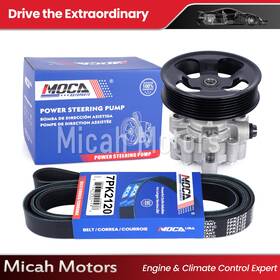 Micahpsp47sp29 Micah Motors Power Steering Pump With Pulley Serpentine Belt Fit 2005-2015 Toyota Tacoma 4.0l