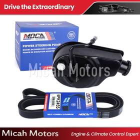 Micahpsp8748 Micah Motors Esp0183 Power Steering Pump Serpentine Belt Fit Chevrolet Tahoe Gmc C1500 K2500 Yukon