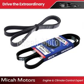 Micahsp2405 Micah Motors 2 Pcs Drive Belt Set Alt-ac-pwr -6pk1165 4pk1120 For 02-04 Honda Odyssey 3.5l V6