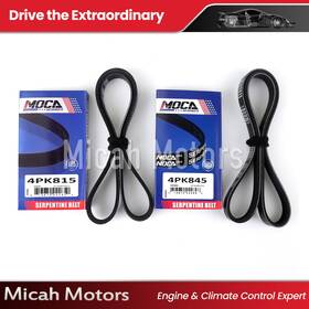Micahsp3640 Micah Motors Epdm Serpentine Belt Set Compressor Alt Water Pump For 06-11 Hyundai Accent 1.6l