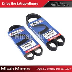 4pk880-6pk1040 Micah Motors Micahsp4792 Epdm For Toyota Sienna Serpentine Belt Set Alternator/ac Ps
