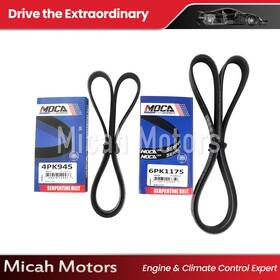 Micahsp5606 Micah Motors Epdm Belt Kit Fits For 01-06 Infiniti G35 Fx35 350z Ac/steering/alternator 3.5l