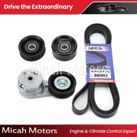 Micahsp97bt214546 Micah Motors Serpentine Belt Component Kit 90k38420 For Chevy Impala Malibu Pontiac G6 Saturn