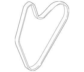 11-28-7-518-250 Mini Genuine Serpentine Belt