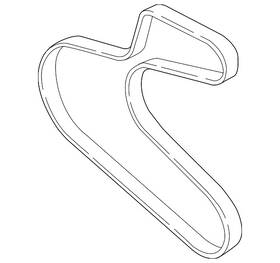11720w050p Mitsubishi Genuine Serpentine Belt