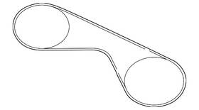 11950ww10p Mitsubishi Genuine Power Steering Belt