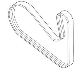 1340a132 Mitsubishi Genuine Serpentine Belt