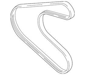 1340a146 Mitsubishi Genuine Serpentine Belt