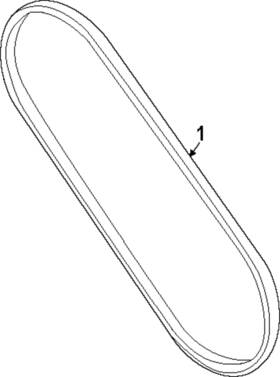 1340a235 Mitsubishi Genuine Serpentine Belt