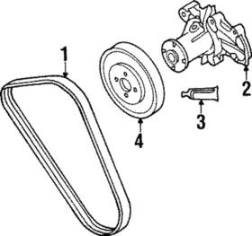 Md338513 Mitsubishi Genuine Drive Belt
