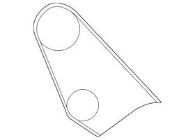 Mz690236 Mitsubishi Genuine Power Steering Belt