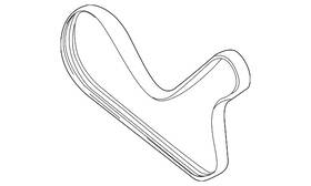 Mz690264 Mitsubishi Genuine Serpentine Belt