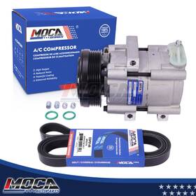 Mocaac310993 Moca Auto Parts Ac Compressor And Serpentine Belt For 2005 Ford F-150 4.6l 04-05 5.4l