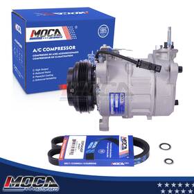 Mocaac311005 Moca Auto Parts A/c Compressor And Belt For Cadillac Escalade Chevrolet Gmc Sierra Yukon V6 V8