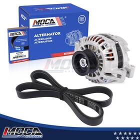 Mocaan110810 Moca Auto Parts 7-groove Alternator And Belt For 02-06 Acura Rsx 2.0l 90a 12v Base Model Only
