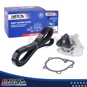 Mocawp19101 Moca Auto Parts Water Pump And Belt For 11-16 Kia Optima Sportage Hyundai Sonata Santa 2.0l Turbo