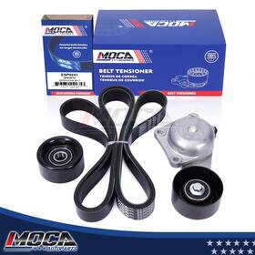 Mocaesp10625 Moca Ac Serpentine Belt Drive Component Kit For Ford 150 250 350 450 Econoline