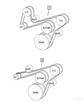 04854259 Mopar Genuine Accessory Drive Belt 4854259