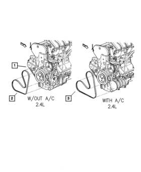 04891519ae Mopar Genuine Accessory Drive Belt