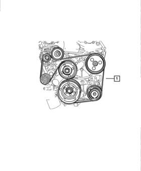 05037862ae Mopar Genuine Serpentine Belt