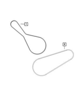 05048568ac Mopar Genuine Serpentine Belt